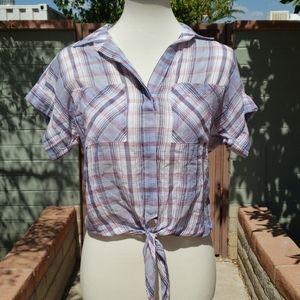 Cloth & Stone plaid shirt, XS